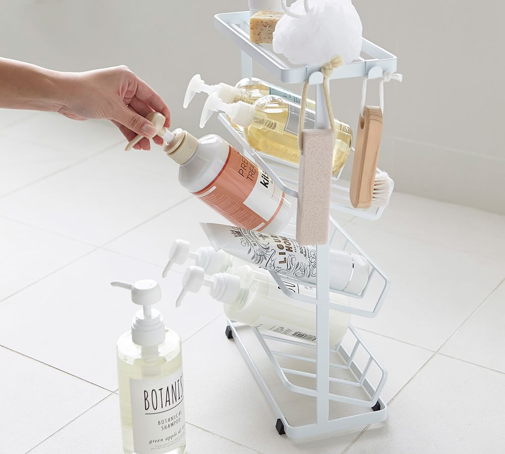 Yamazaki Free Standing 4Tier Shower Caddy Pottery Barn