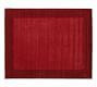 Henley Handcrafted Wool Rug - Cranberry | Pottery Barn