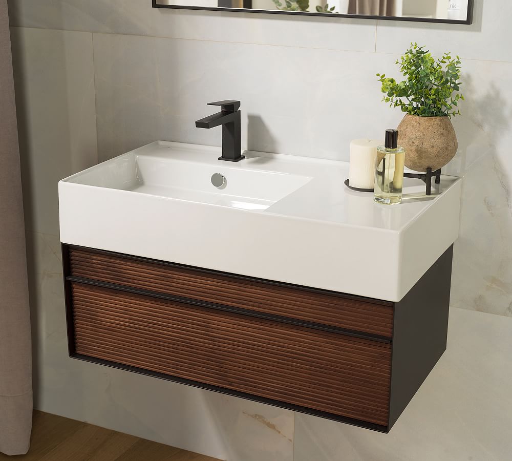 Kiran 31” Single Sink Floating Vanity Pottery Barn