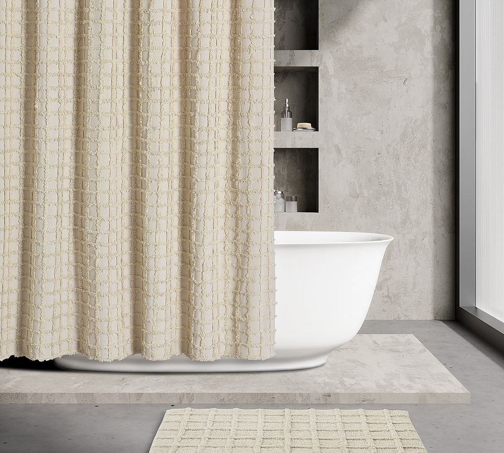 Arlette Cotton Bath Mat | Pottery Barn