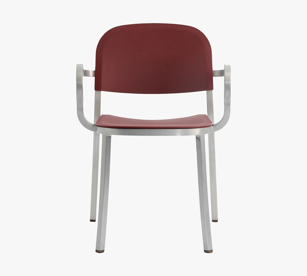 Emeco Metal Stacking Dining Armchair Pottery Barn