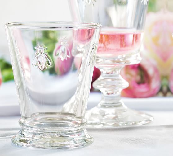 La Rochere Bee Glass Tumblers Pottery Barn