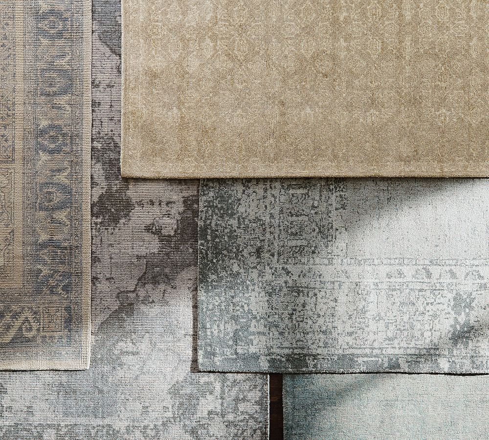 Kala Handloomed Wool Rug Ivory Pottery Barn