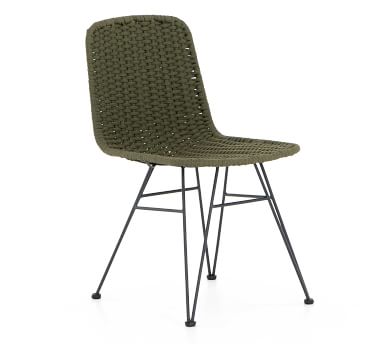 Annette Woven Outdoor Dining Chair | Pottery Barn