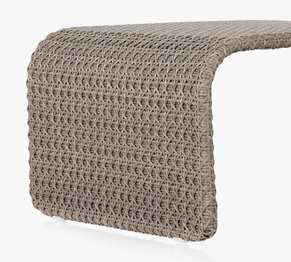 Tilly Woven Outdoor Chaise Lounge Pottery Barn