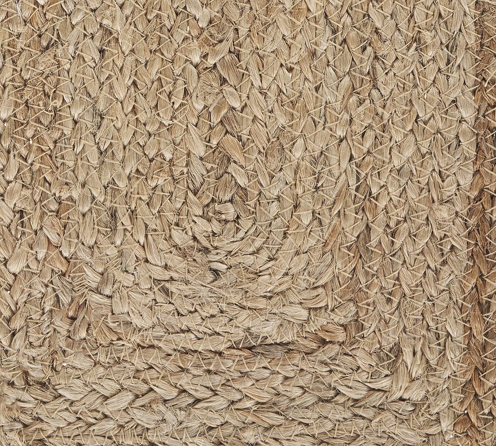 OPEN BOX TwoToned Striped HandBraided Jute Table Runner Pottery Barn