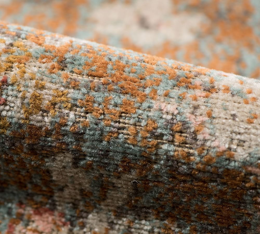 Multi Duvall Synthetic Rug Patterned Rugs Pottery Barn