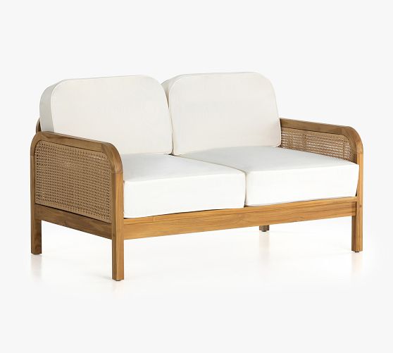 Dolores FSC® Teak Outdoor Sofa | Pottery Barn