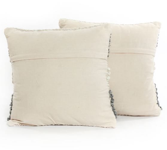 Textured Striped Throw Pillows - Set of 2 | Pottery Barn