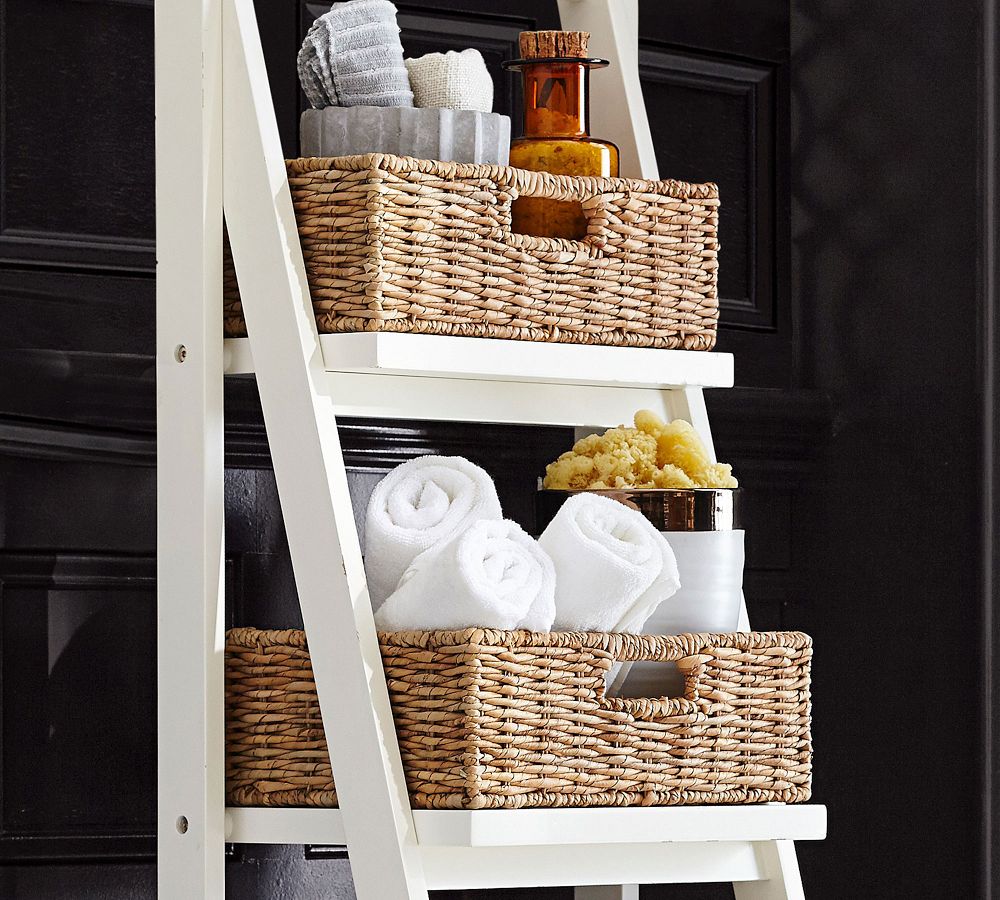 Ainsley Ladder Floor Storage Pottery Barn