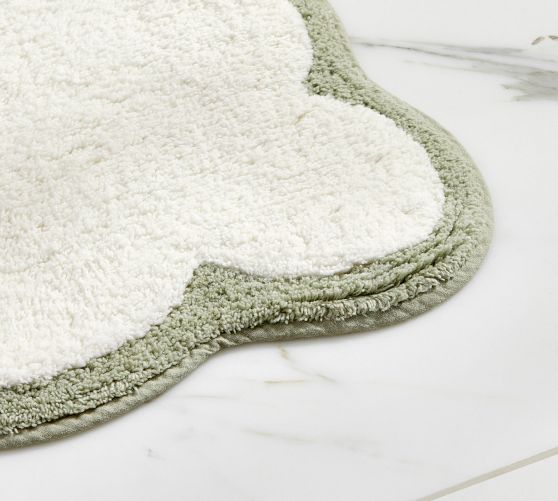 Julia Berolzheimer Tufted Organic Bath Mat Pottery Barn