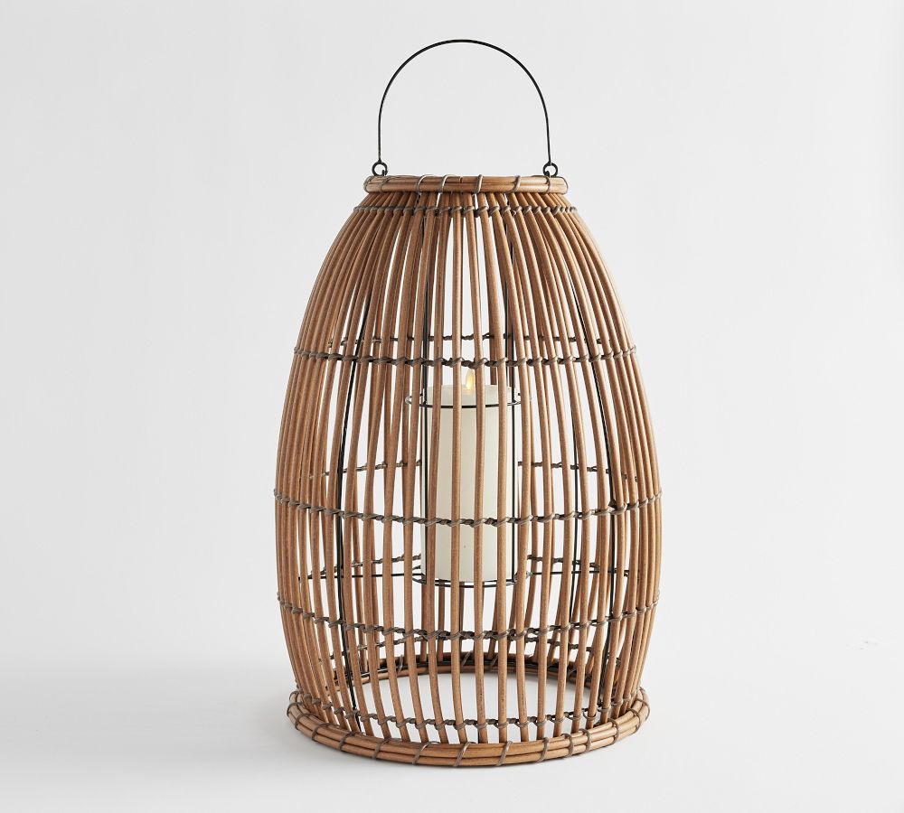 Careyes Handcrafted Outdoor Woven Lantern | Pottery Barn