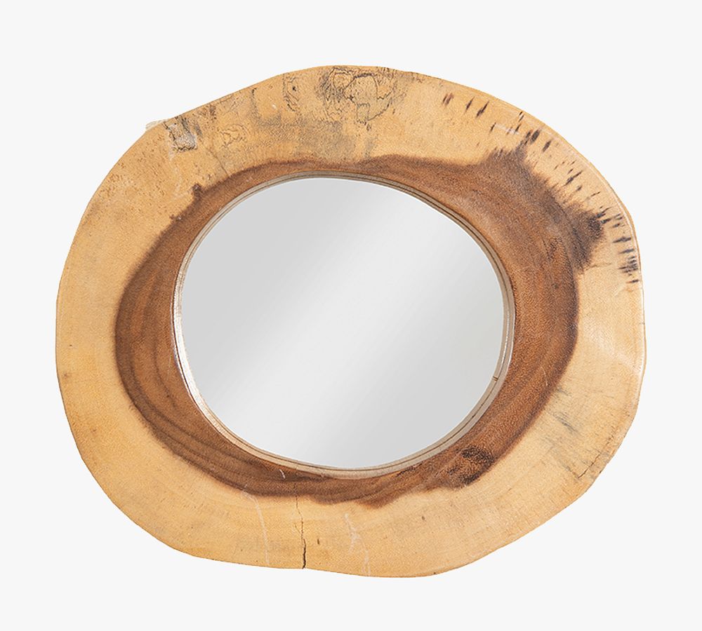 Arbor Handcrafted Wooden Wall Mirror Pottery Barn
