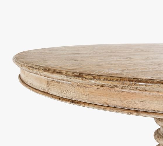 Carter Round Reclaimed Pine Dining Table Pottery Barn