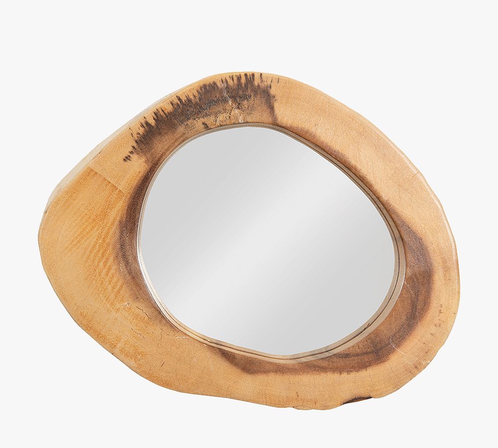 Arbor Handcrafted Wooden Wall Mirror Pottery Barn