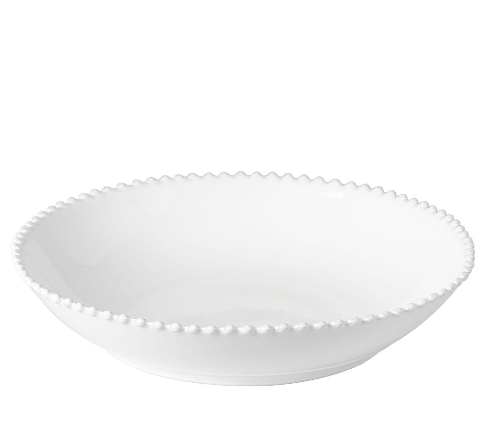 Costa Nova Pearl Stoneware Low Serving Bowl Pottery Barn