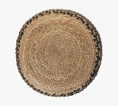 Hand-Woven Jute Pouf