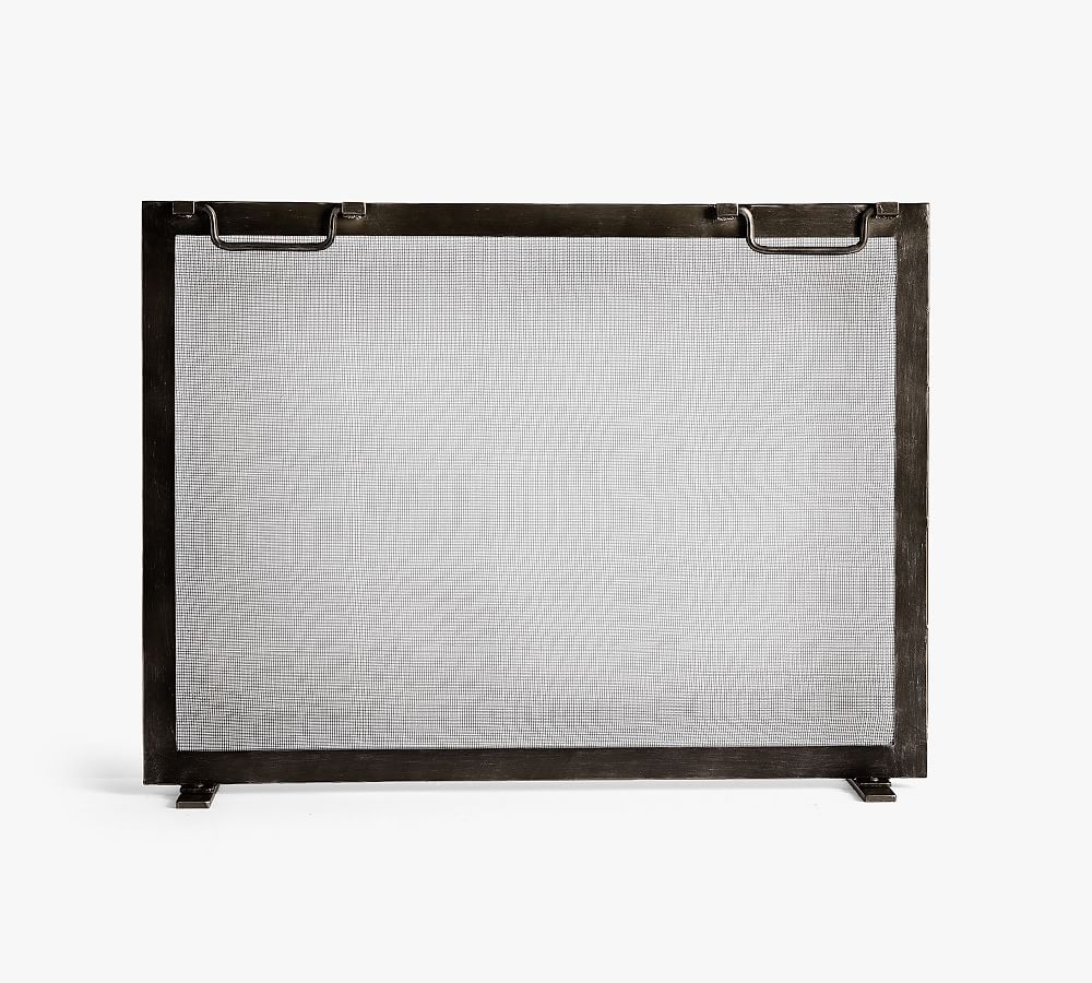 Industrial Fireplace Screens Pottery Barn