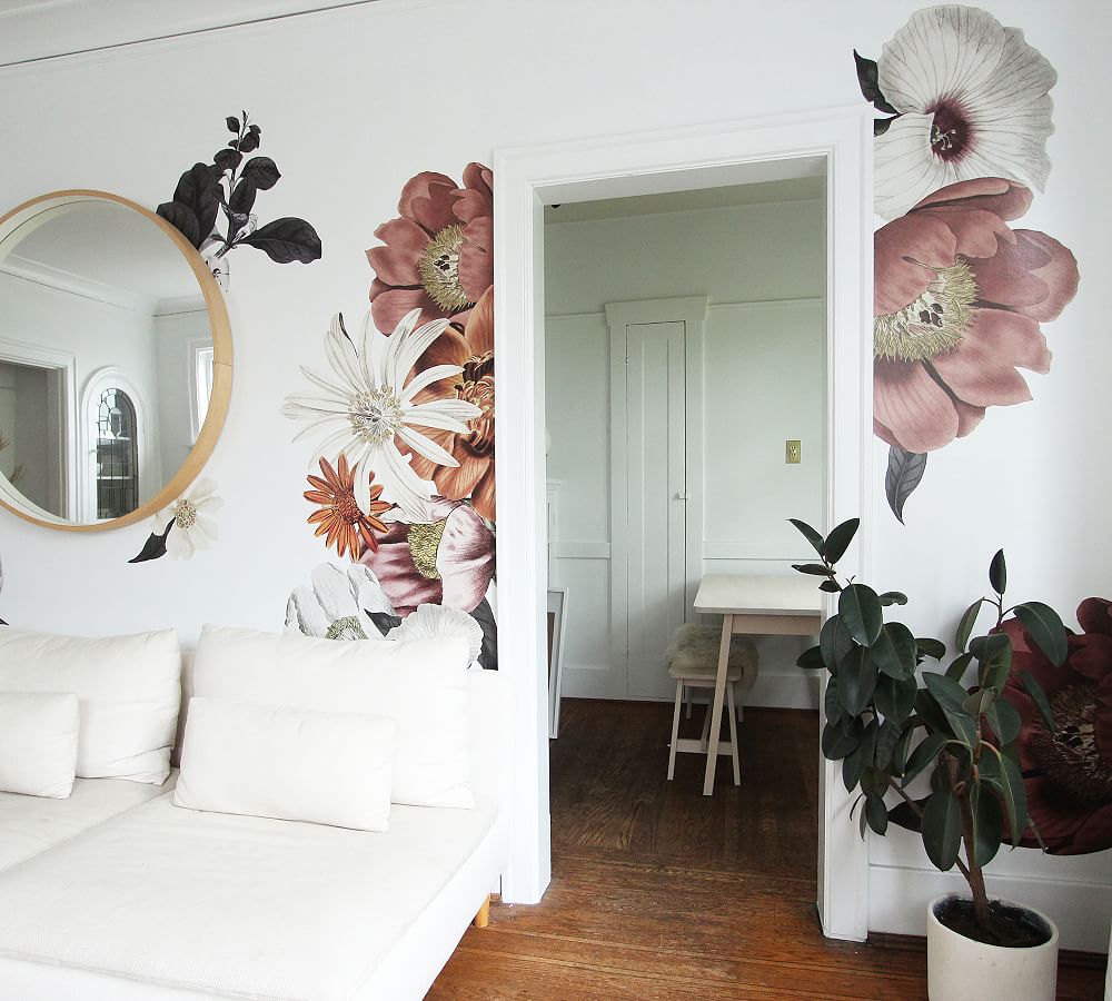 Eden Floral Wall Decal Pottery Barn