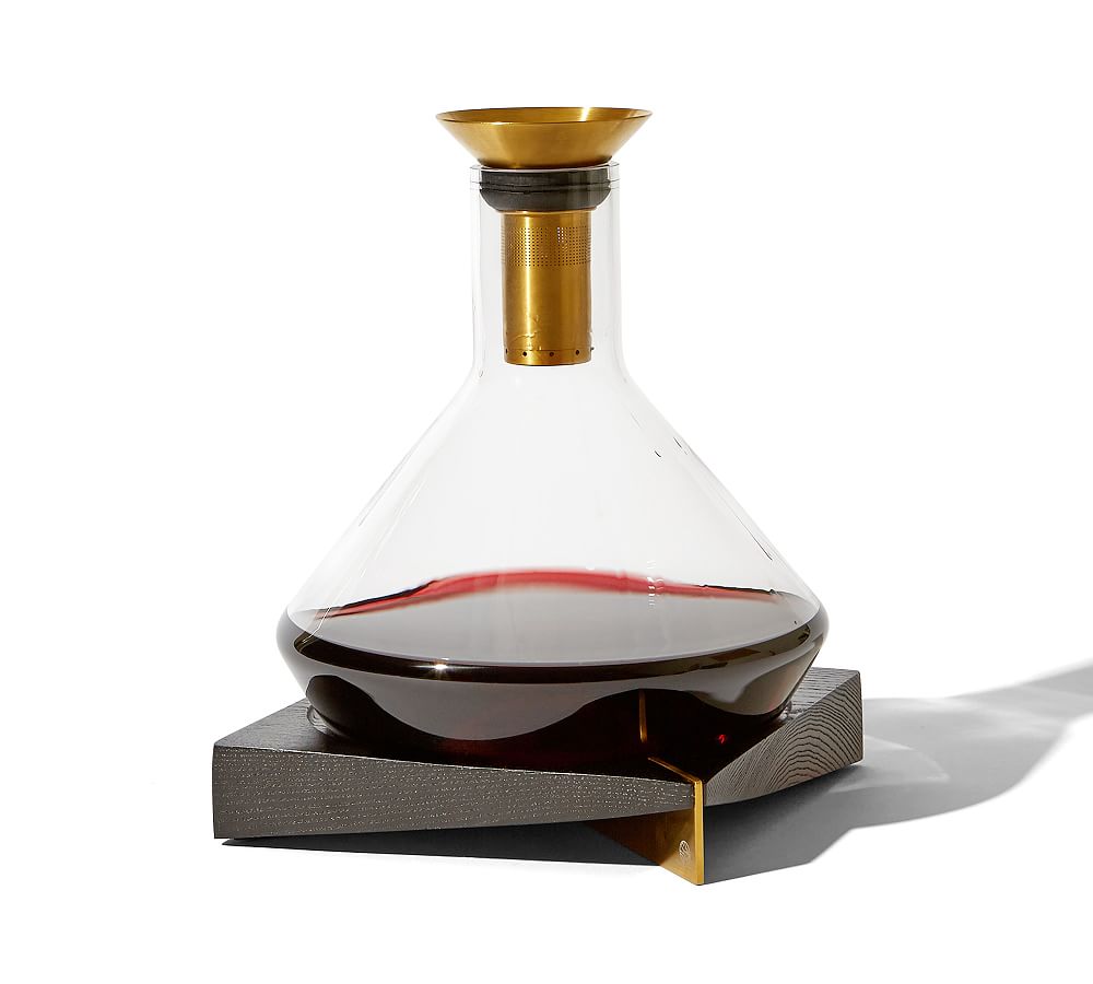 RBT Wine Decanter with Wooden Coaster