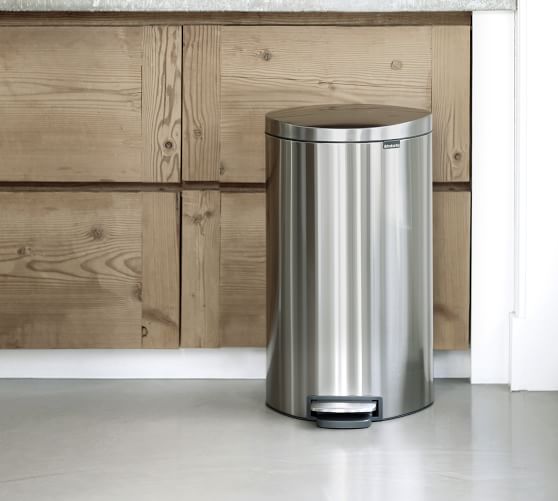 Brabantia Flatback Trash Can Pottery Barn