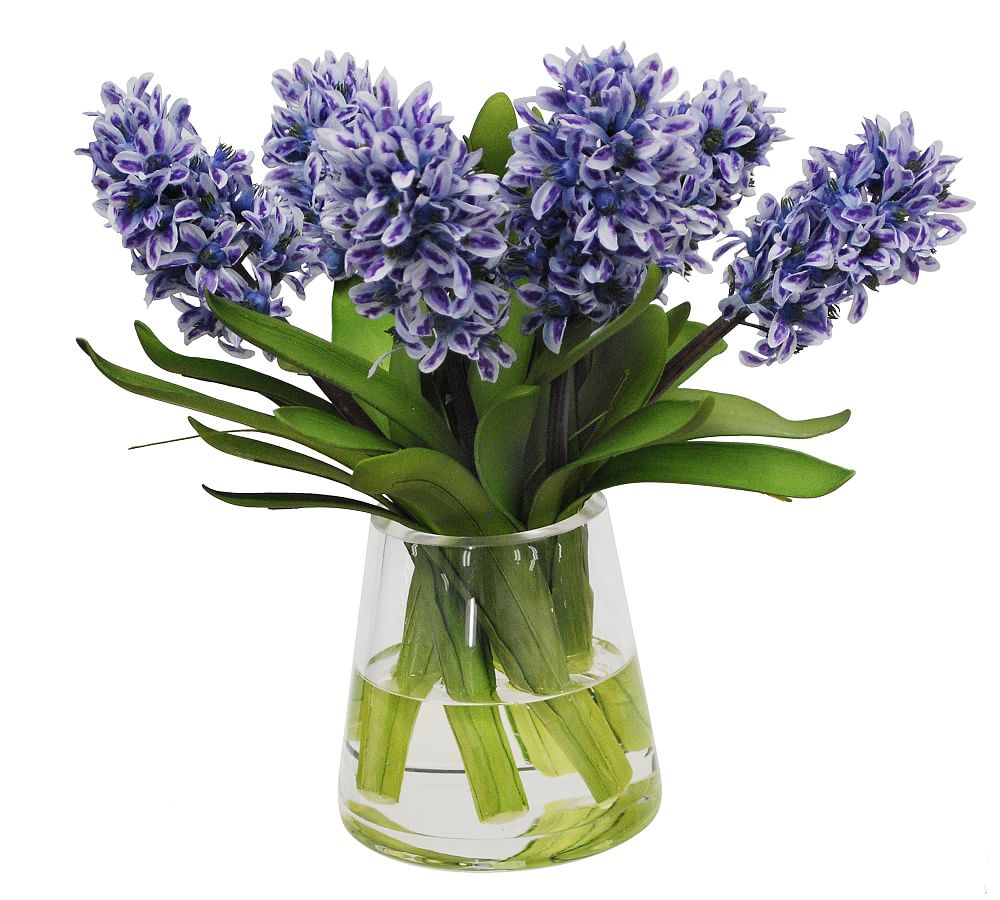 Faux Blue Hyacinth Composed Arrangement