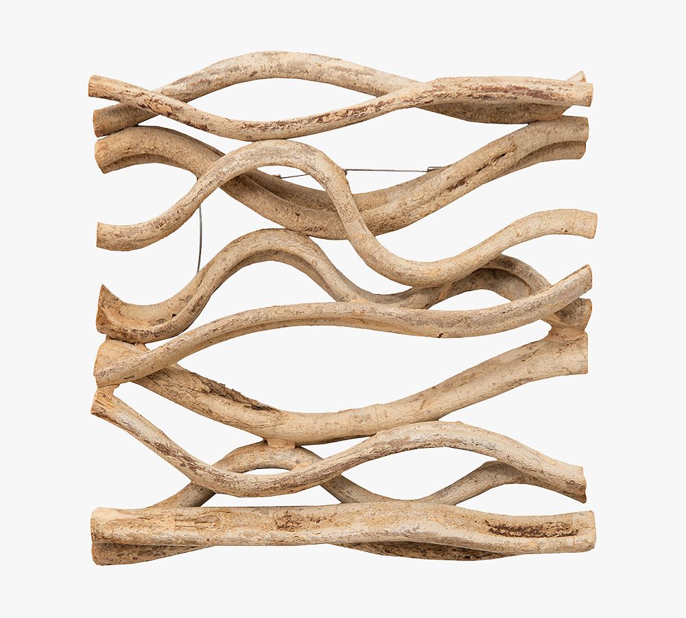 Driftwood Handcrafted Wall Panel Pottery Barn