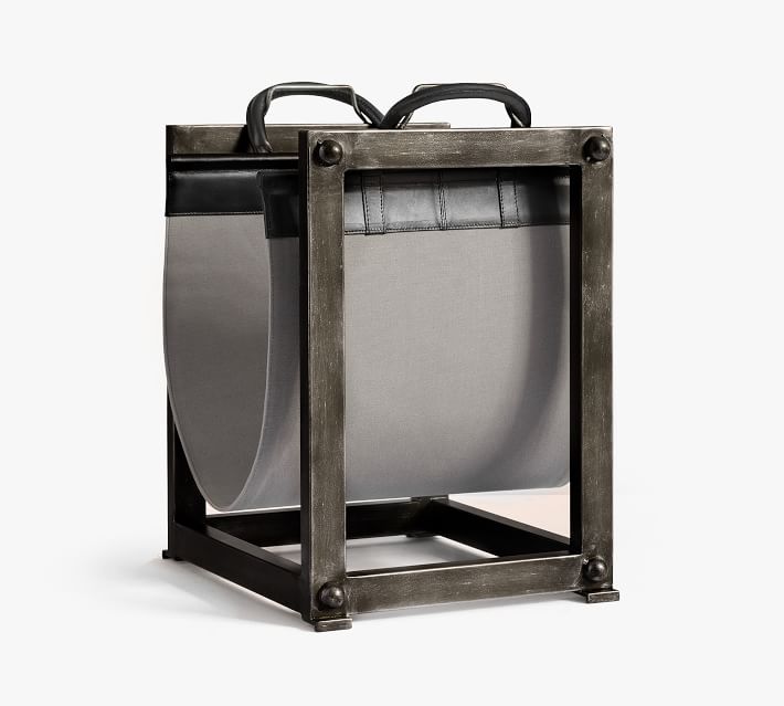 Industrial Fireplace Log Holder | Pottery Barn