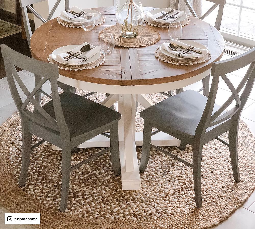 Border Round Braided Jute Rug Pottery Barn