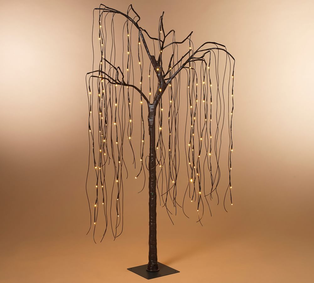 Lit Willow Tree Pottery Barn