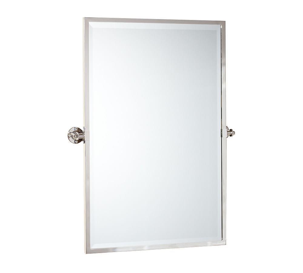 Kensington Pivot Rectangular Wall Mirror Pottery Barn