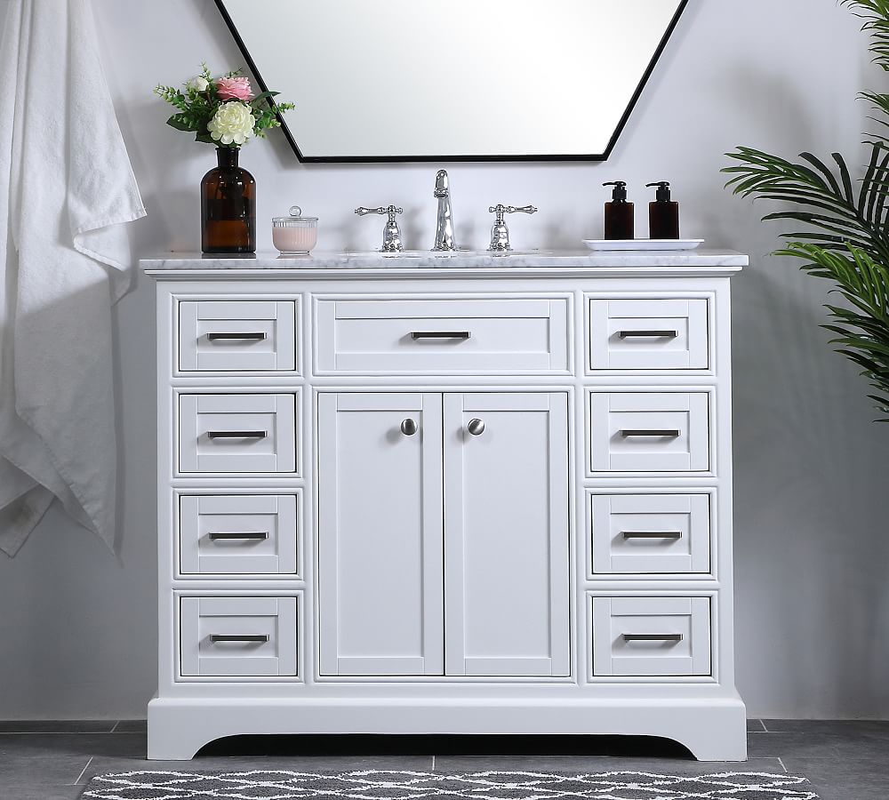 Bathroom Vanities 42 Inches With Single Sinks