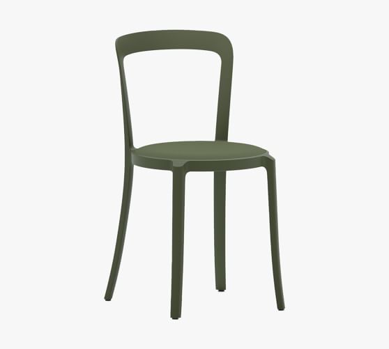 Emeco On & On Upholstered Stacking Dining Chair Pottery Barn