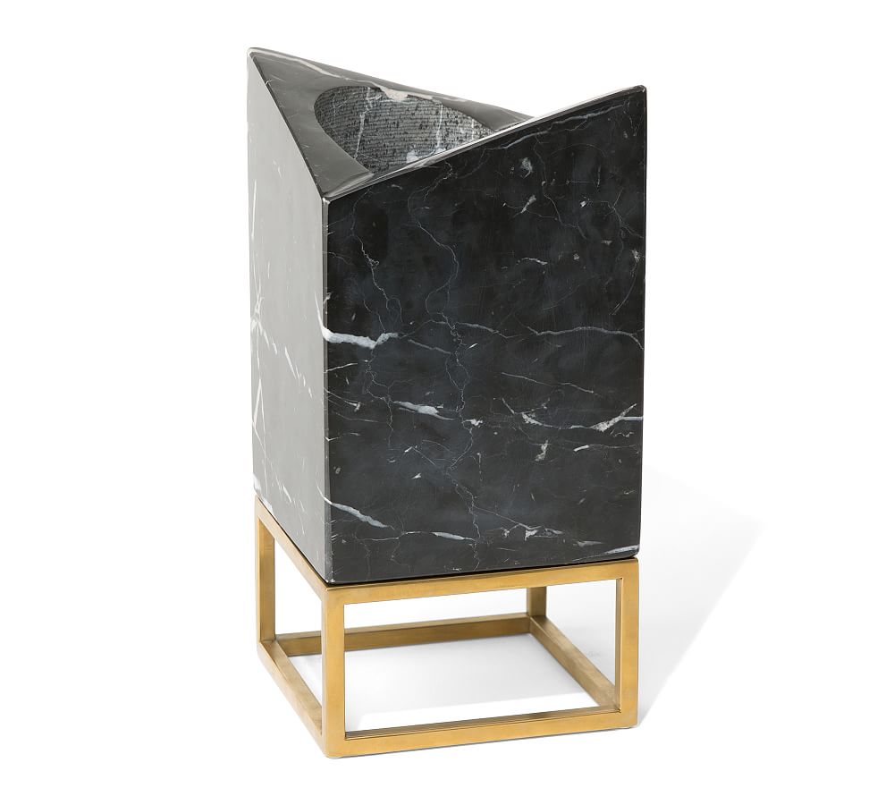 RBT Black Marble Bottle Chiller Pottery Barn