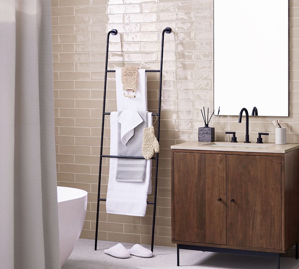 Linden Ladder Floor Storage Pottery Barn