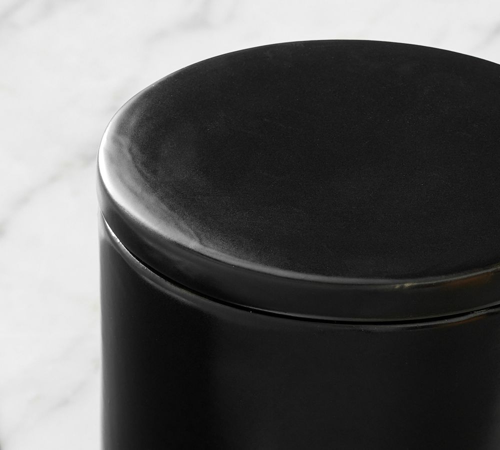 Matte Black Porcelain Bathroom Accessories Pottery Barn