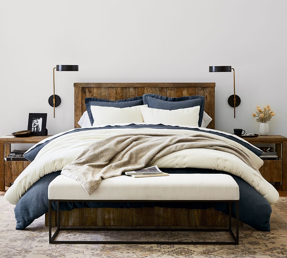 Knit Velvet Comforter | Pottery Barn