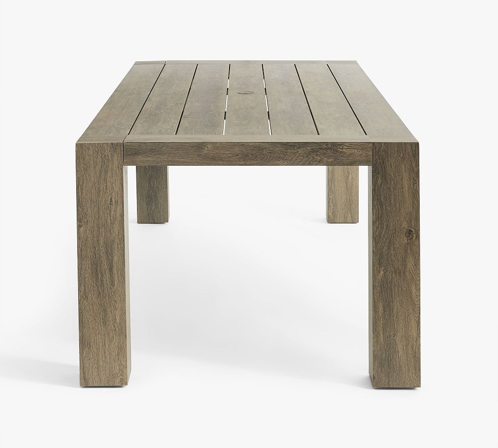 Palisades Metal Rectangular Outdoor Dining Table Pottery Barn