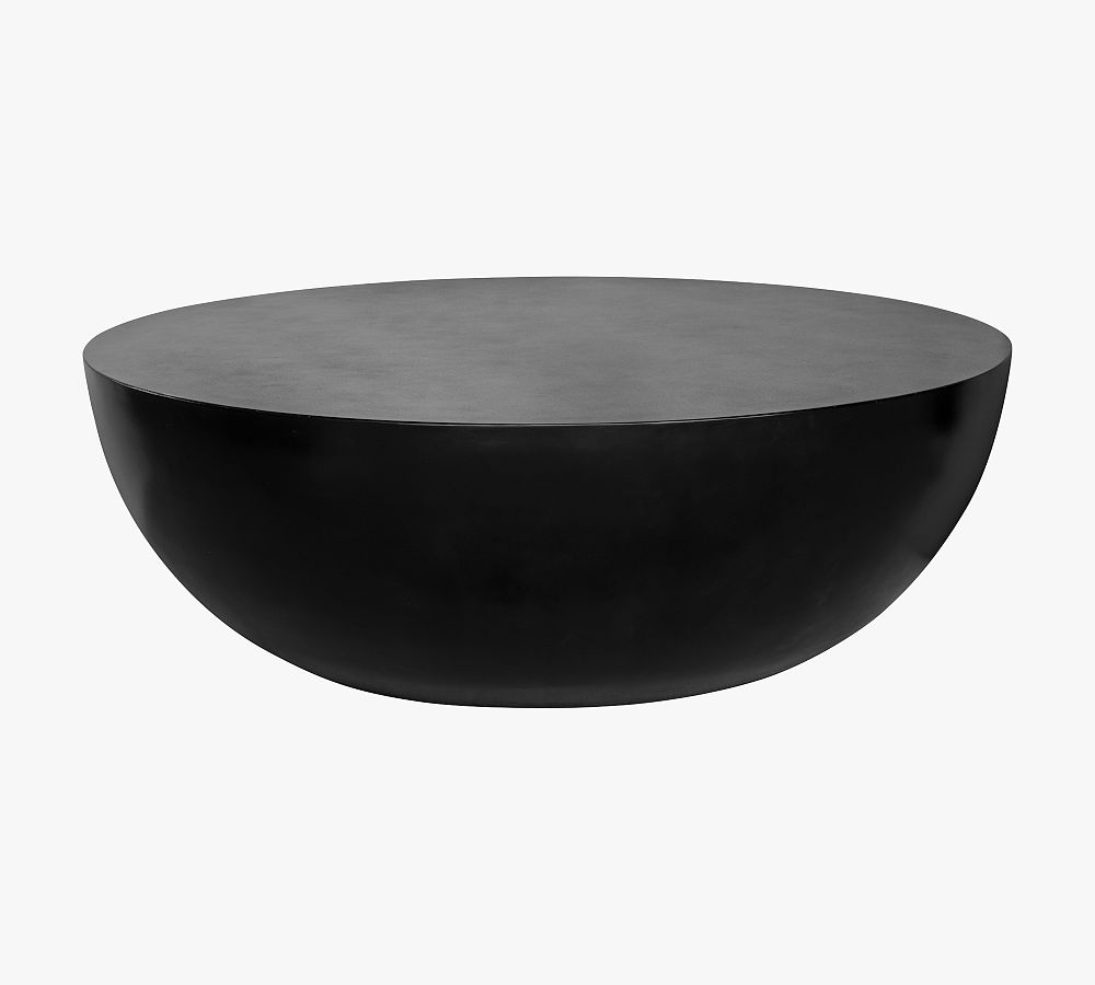 Tempo Round Concrete Coffee Table | Pottery Barn