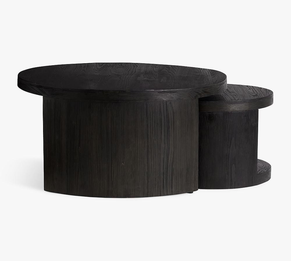 Folsom Round Nesting Coffee Table | Pottery Barn