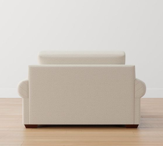 Big Sur Roll Arm Upholstered Grand Chaise Pottery Barn