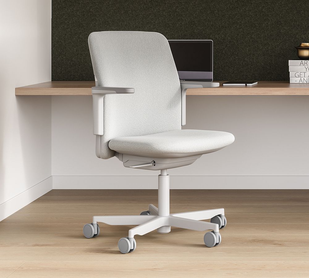 Humanscale® Path Upholstered Swivel Desk Chair Pottery Barn