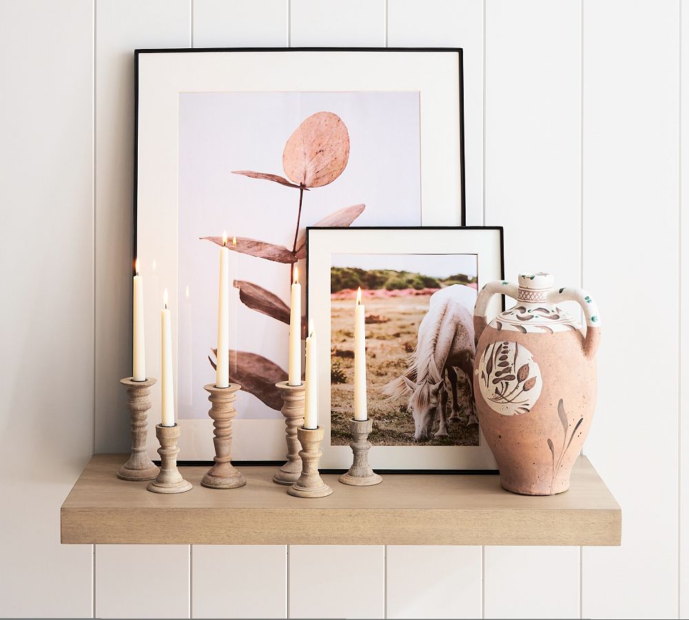 Brighton Floating Wood Shelves Pottery Barn