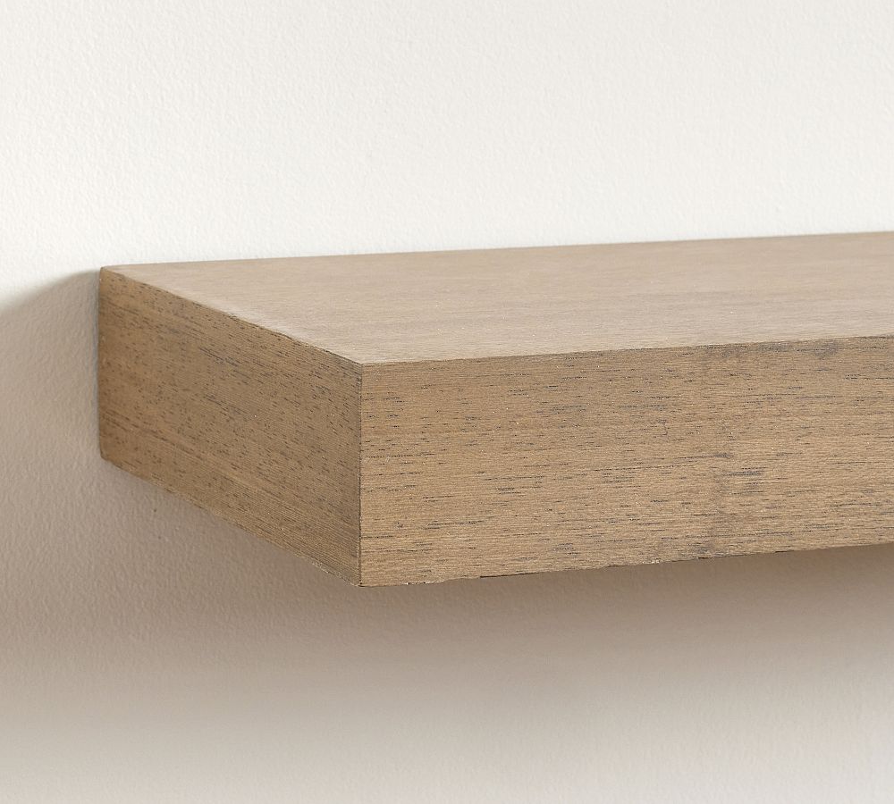 Brighton Floating Wood Shelves Pottery Barn