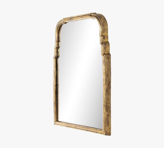 Quinton Gold Leaf Mirror Pottery Barn