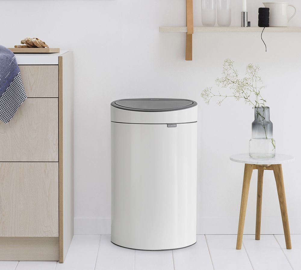 Brabantia Touch Top Trash Can Pottery Barn
