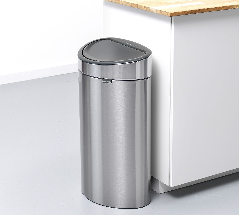 Brabantia Touch Top Trash Can Pottery Barn