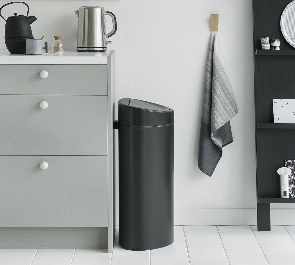 Brabantia Touch Top Trash Can Pottery Barn