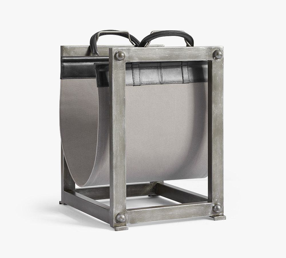 Industrial Fireplace Log Holder | Pottery Barn