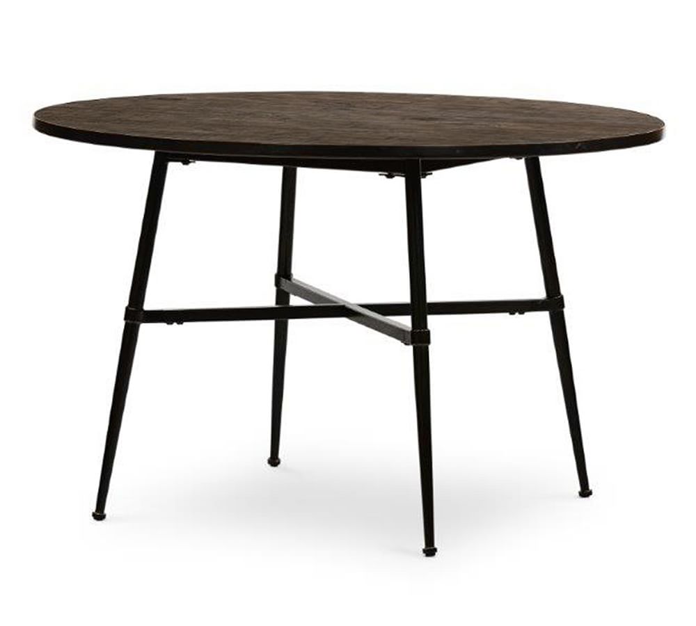 Juno Reclaimed Wood Round Dining Table Pottery Barn